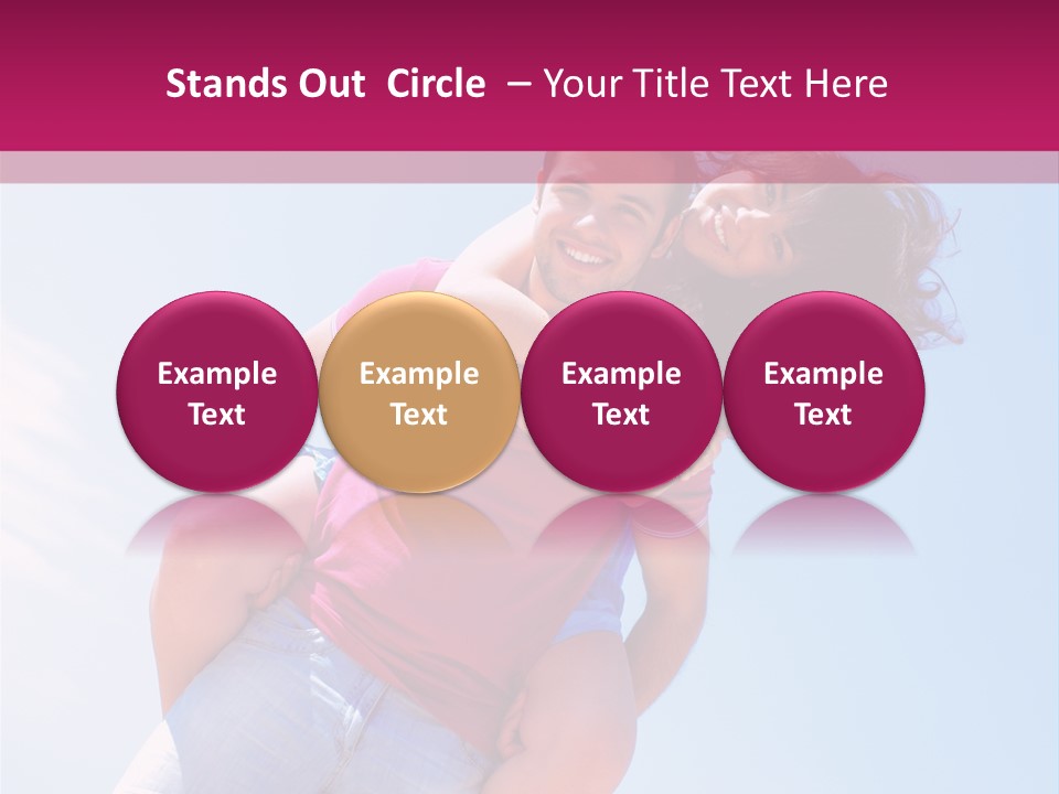 Adult Man Bonding PowerPoint Template