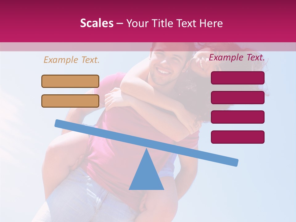 Adult Man Bonding PowerPoint Template