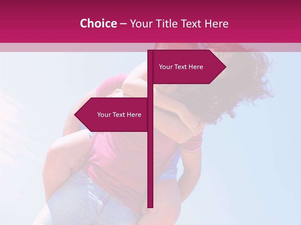 Adult Man Bonding PowerPoint Template