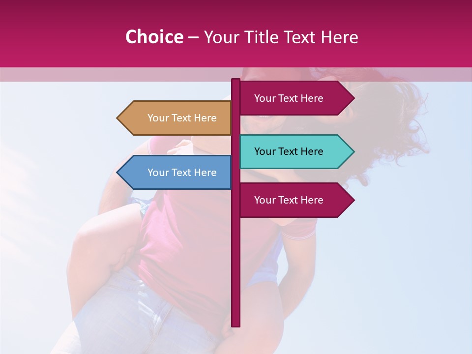 Adult Man Bonding PowerPoint Template