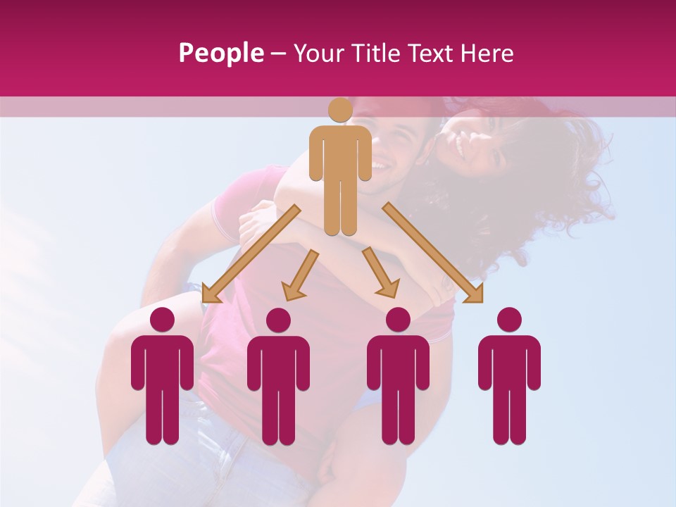 Adult Man Bonding PowerPoint Template