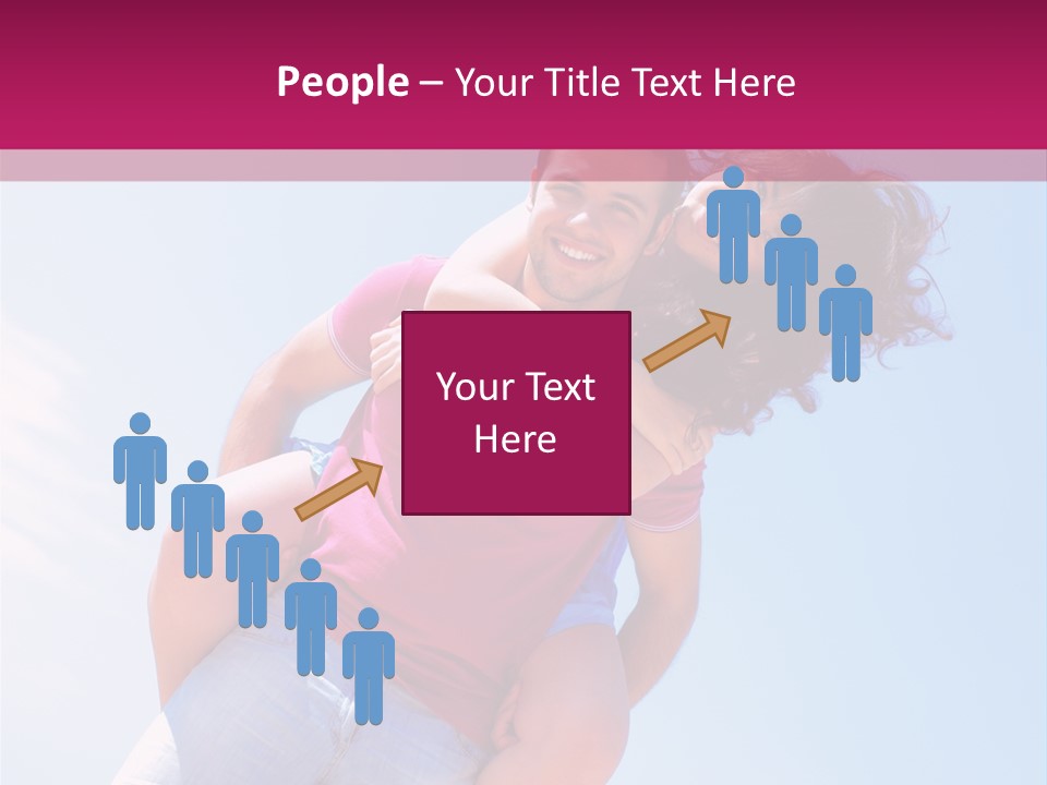 Adult Man Bonding PowerPoint Template