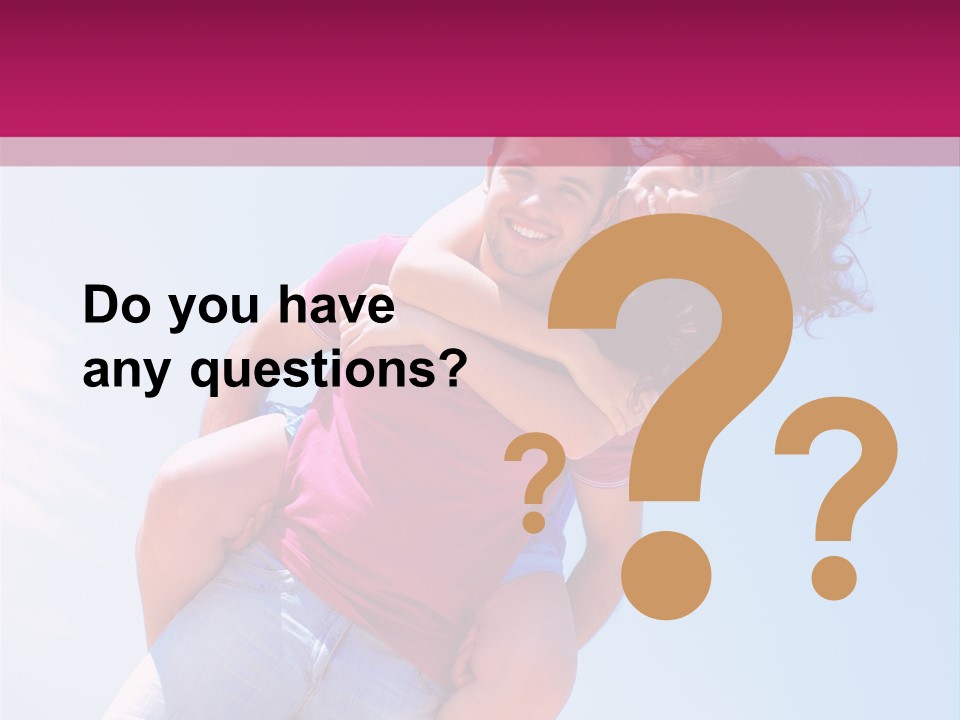 Adult Man Bonding PowerPoint Template