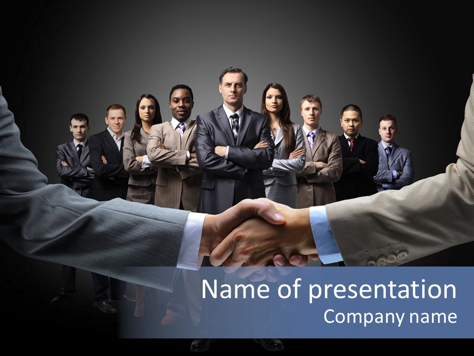 Cooperation Partner Corporate PowerPoint Template