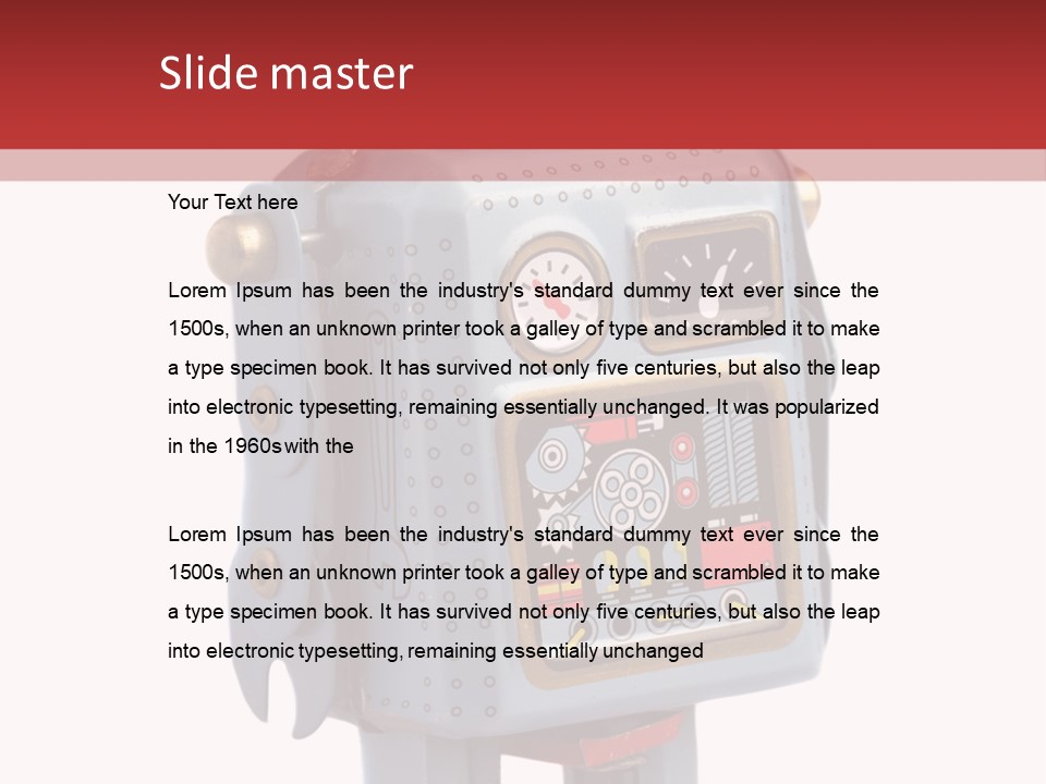 Happy Claws Standing PowerPoint Template