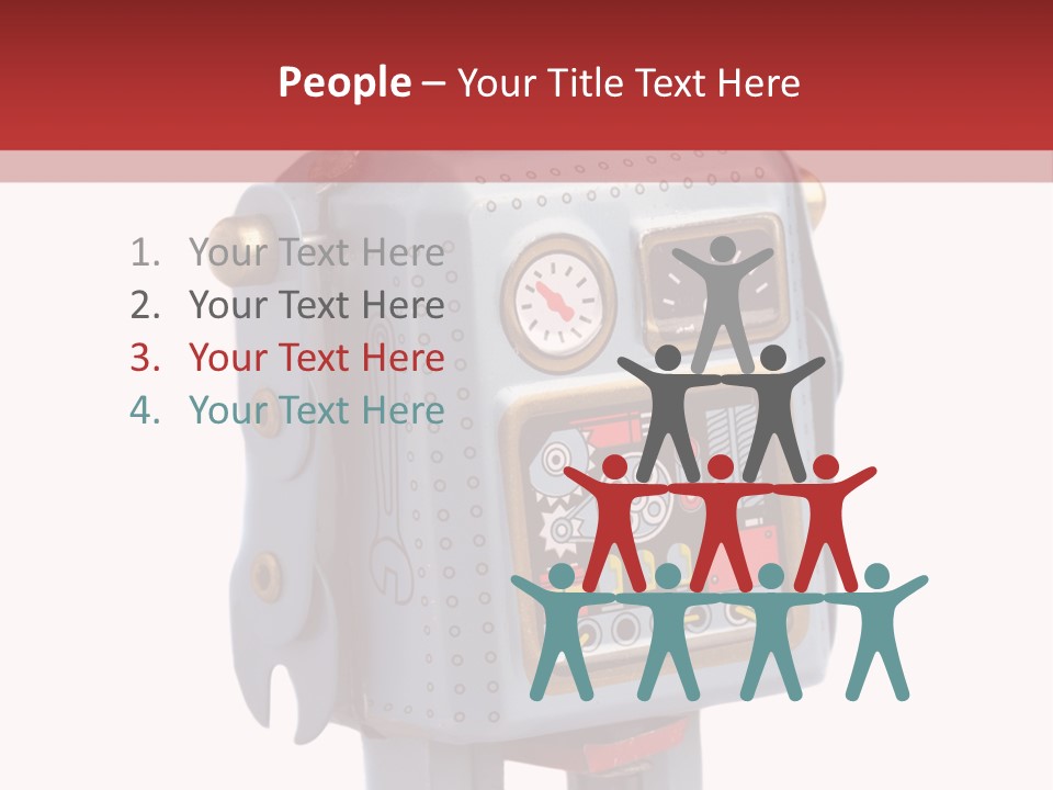 Happy Claws Standing PowerPoint Template