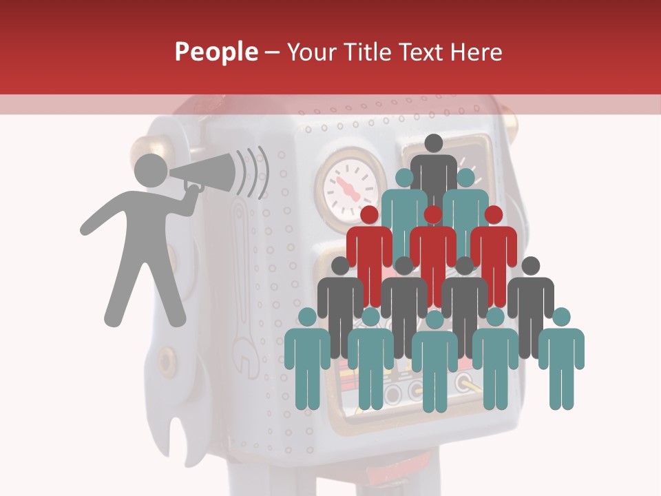 Happy Claws Standing PowerPoint Template