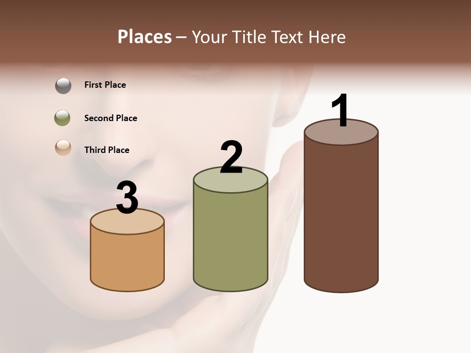 Hair Health Lady PowerPoint Template