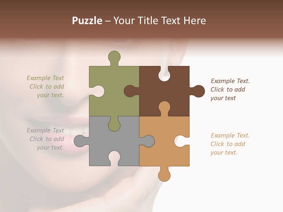 Hair Health Lady PowerPoint Template