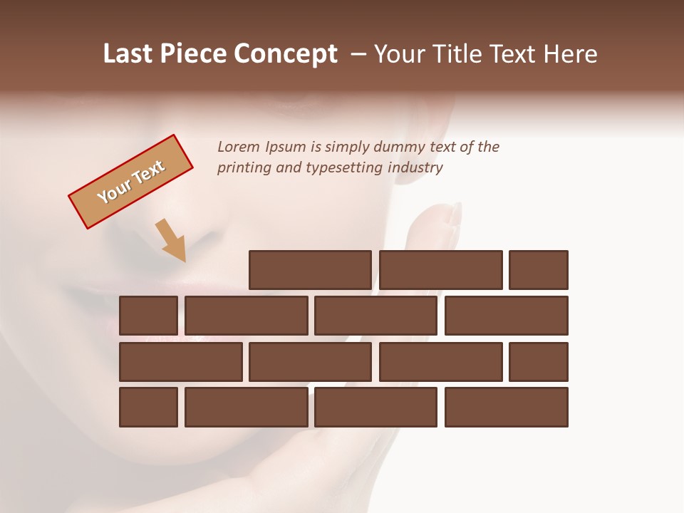 Hair Health Lady PowerPoint Template