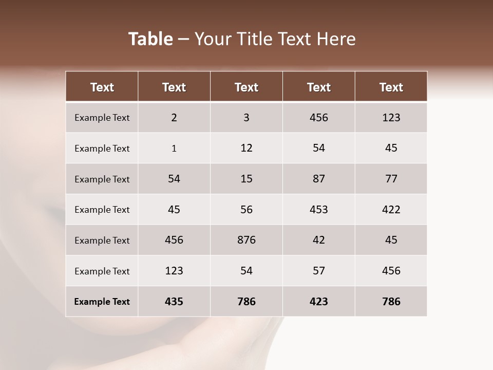 Hair Health Lady PowerPoint Template