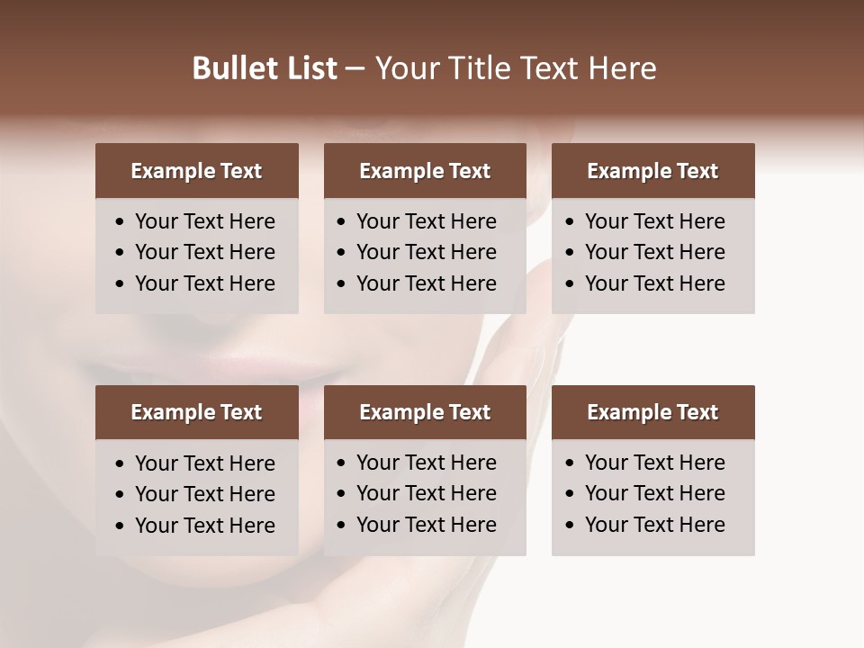 Hair Health Lady PowerPoint Template