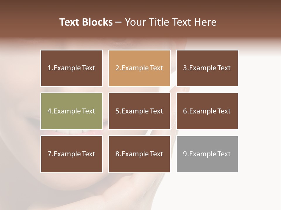 Hair Health Lady PowerPoint Template