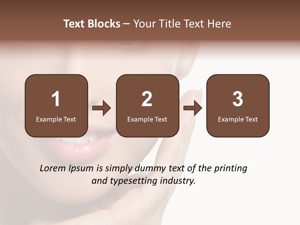 Hair Health Lady PowerPoint Template