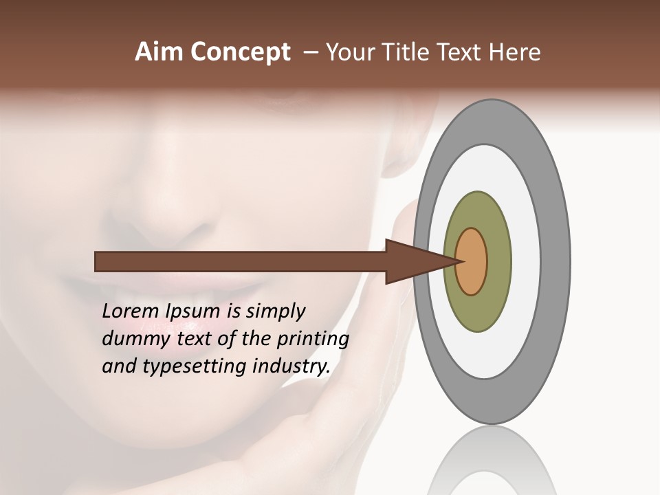 Hair Health Lady PowerPoint Template