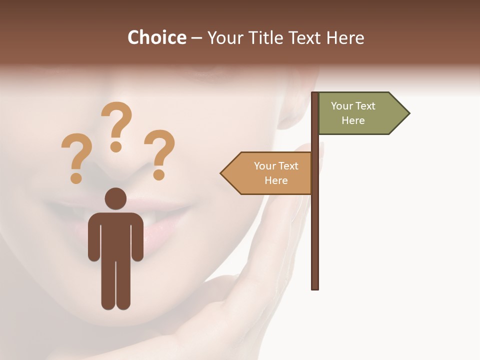 Hair Health Lady PowerPoint Template