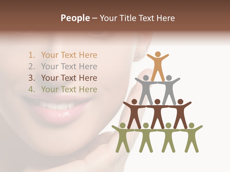 Hair Health Lady PowerPoint Template