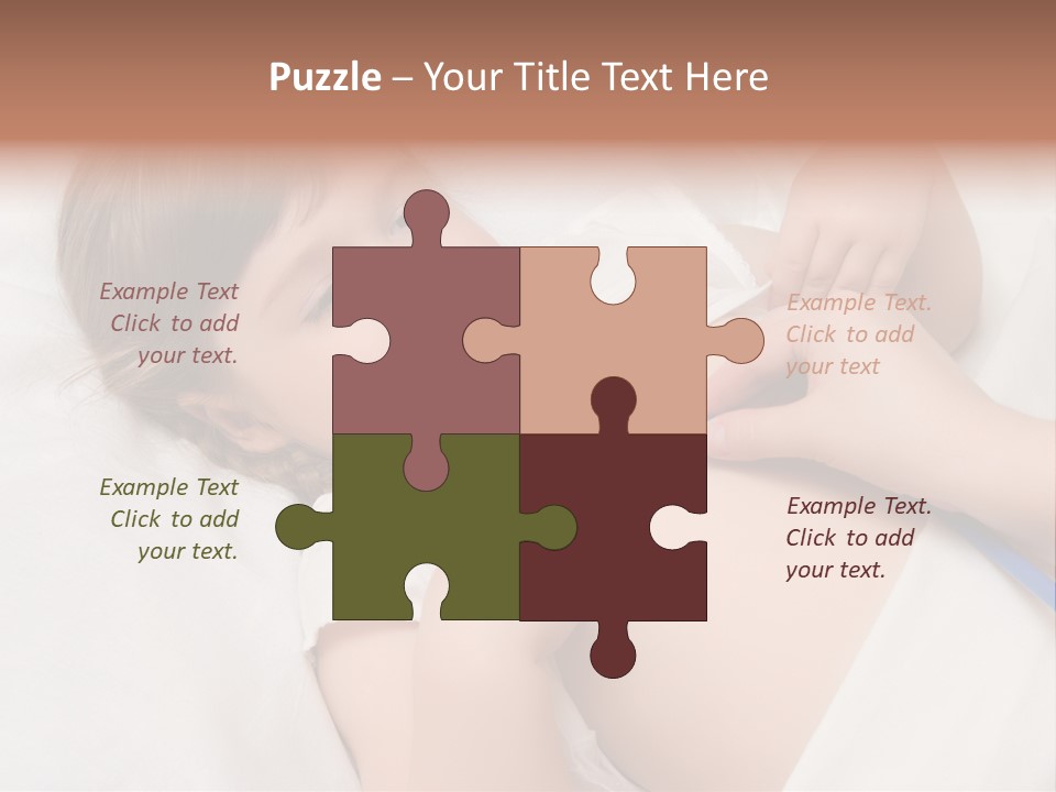 Medicine Caucasian Kid PowerPoint Template