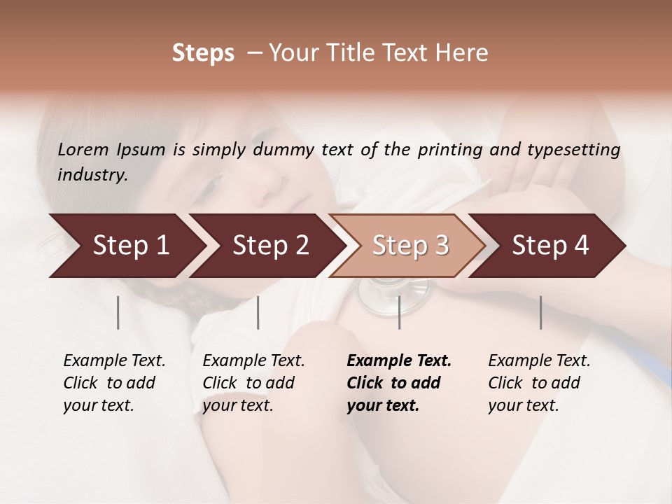 Medicine Caucasian Kid PowerPoint Template