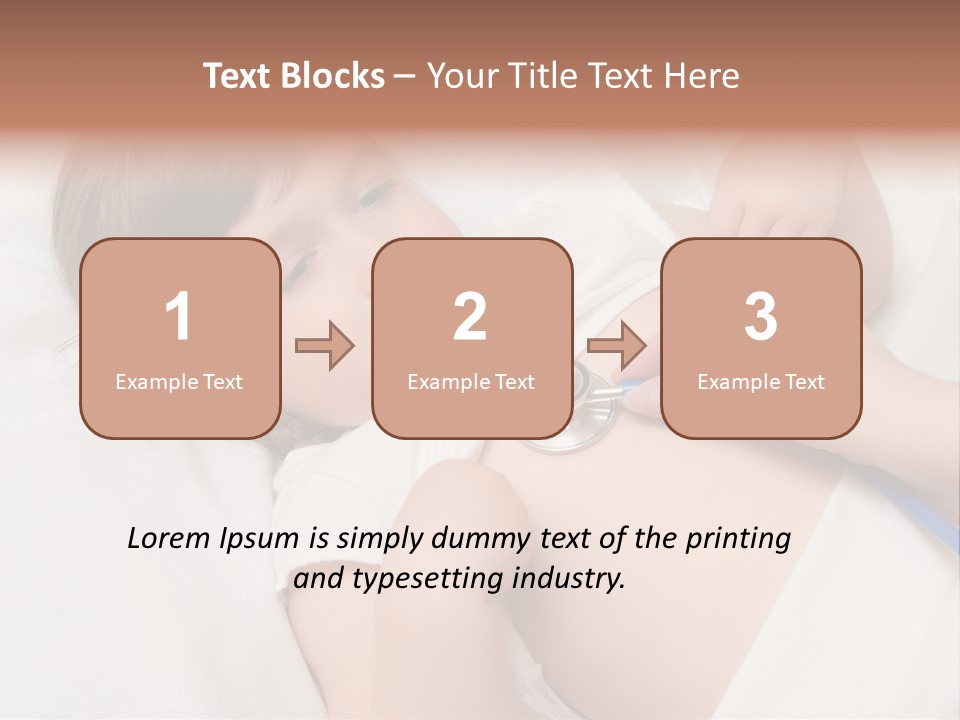 Medicine Caucasian Kid PowerPoint Template