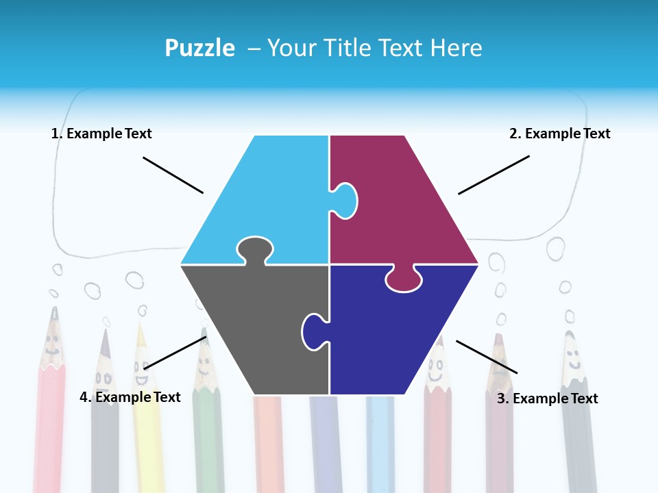 Fun Student Pencil PowerPoint Template