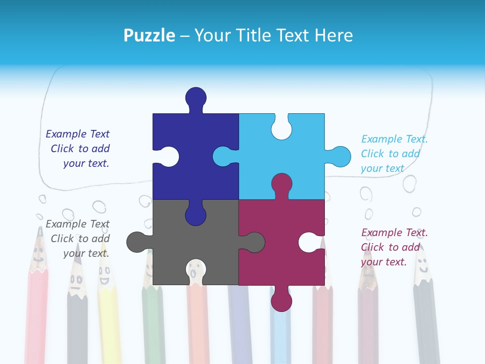 Fun Student Pencil PowerPoint Template