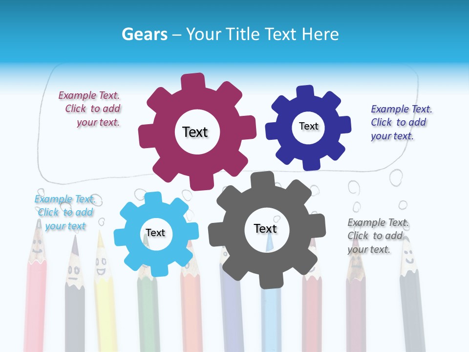 Fun Student Pencil PowerPoint Template