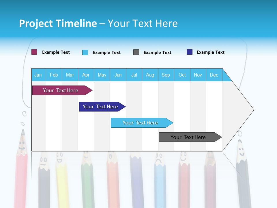 Fun Student Pencil PowerPoint Template