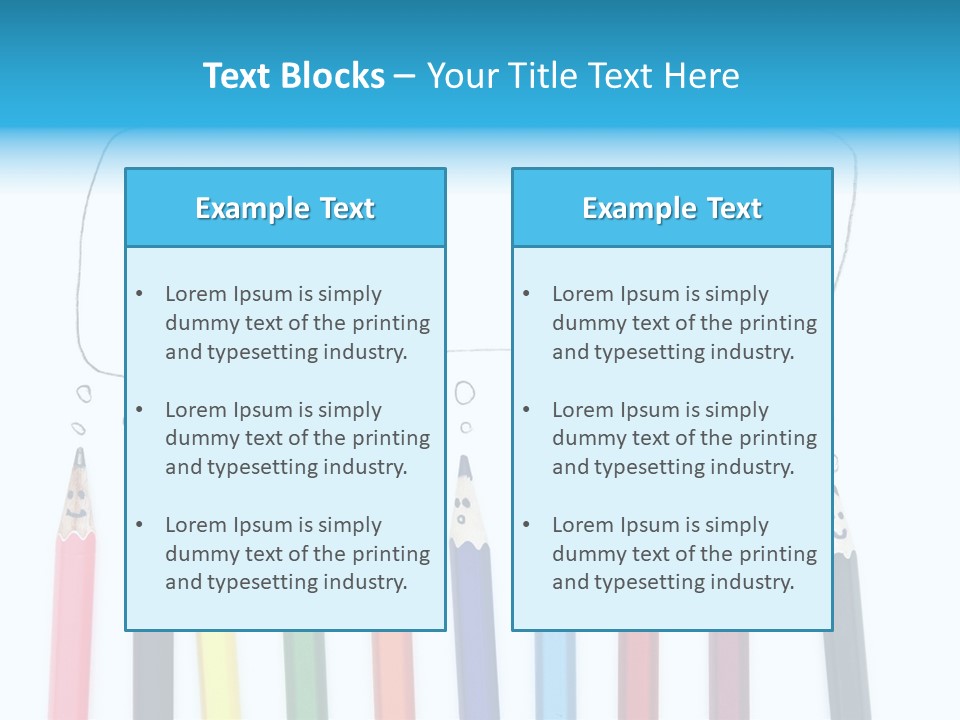 Fun Student Pencil PowerPoint Template