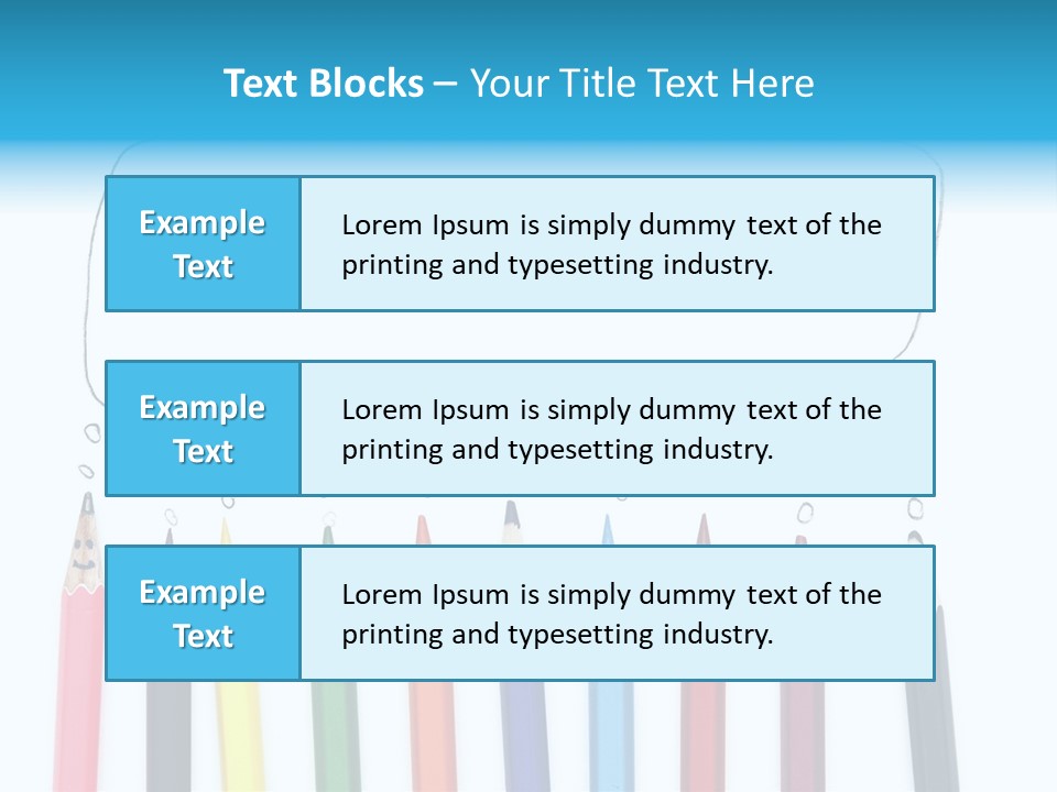 Fun Student Pencil PowerPoint Template