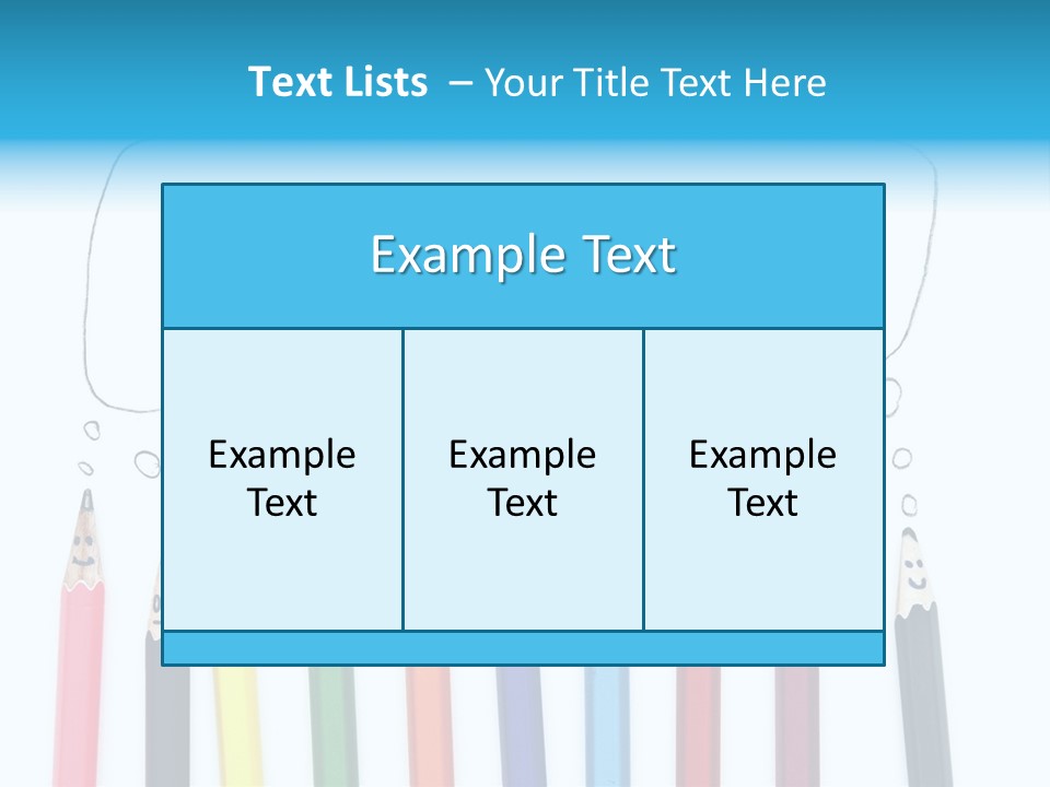 Fun Student Pencil PowerPoint Template