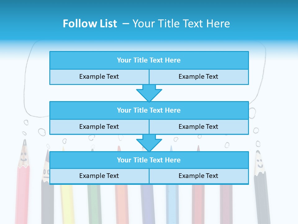 Fun Student Pencil PowerPoint Template