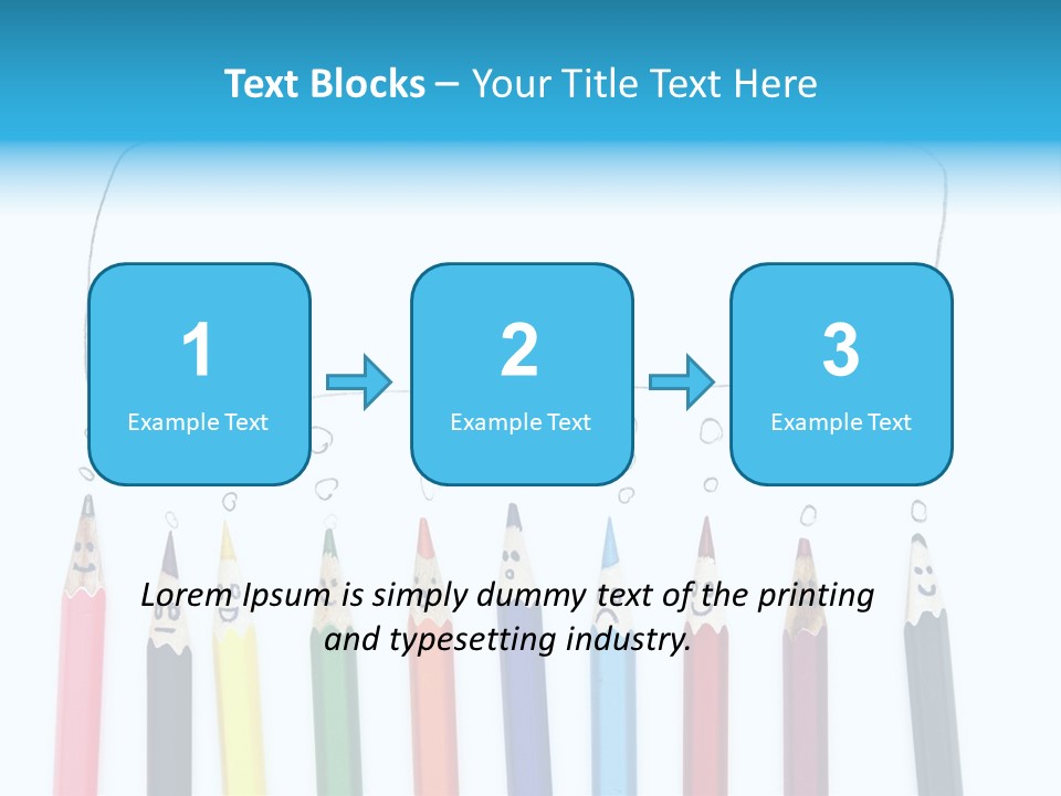 Fun Student Pencil PowerPoint Template
