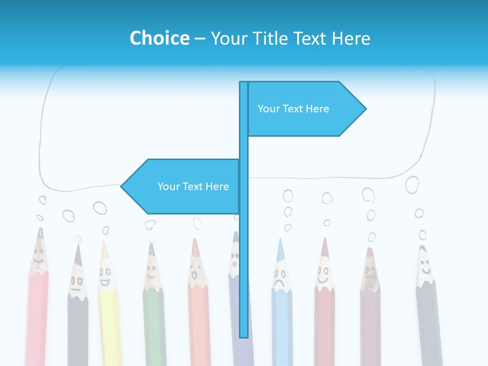 Fun Student Pencil PowerPoint Template