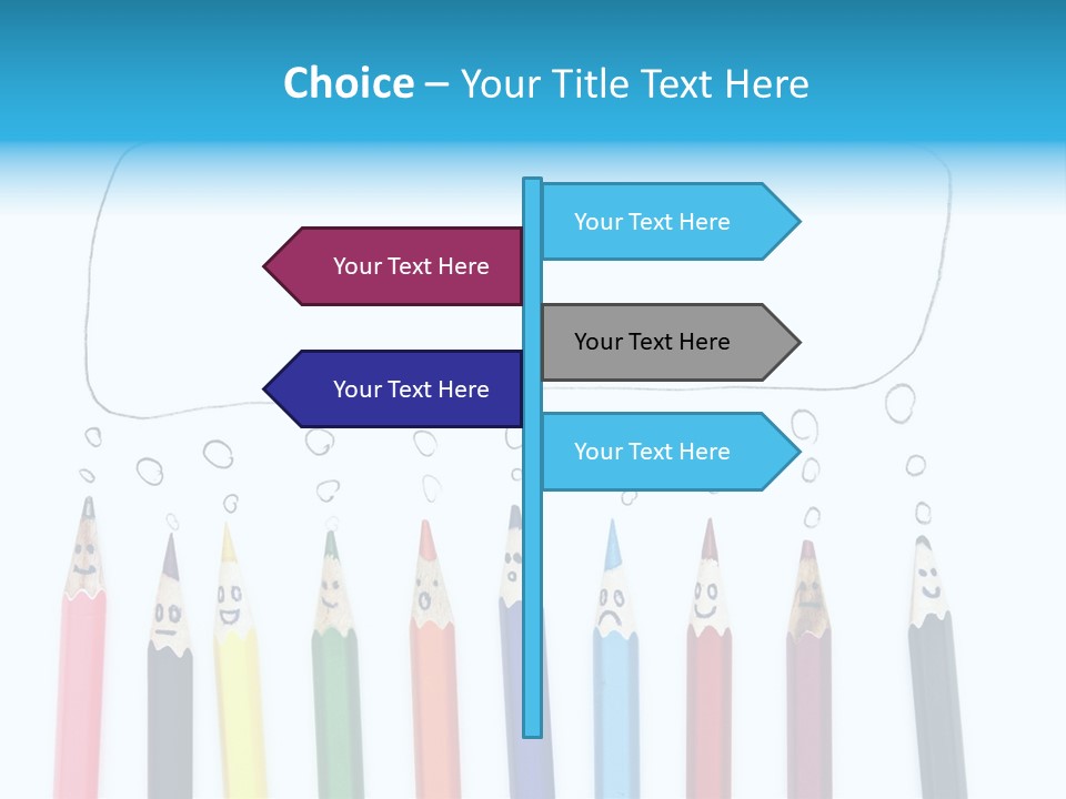 Fun Student Pencil PowerPoint Template