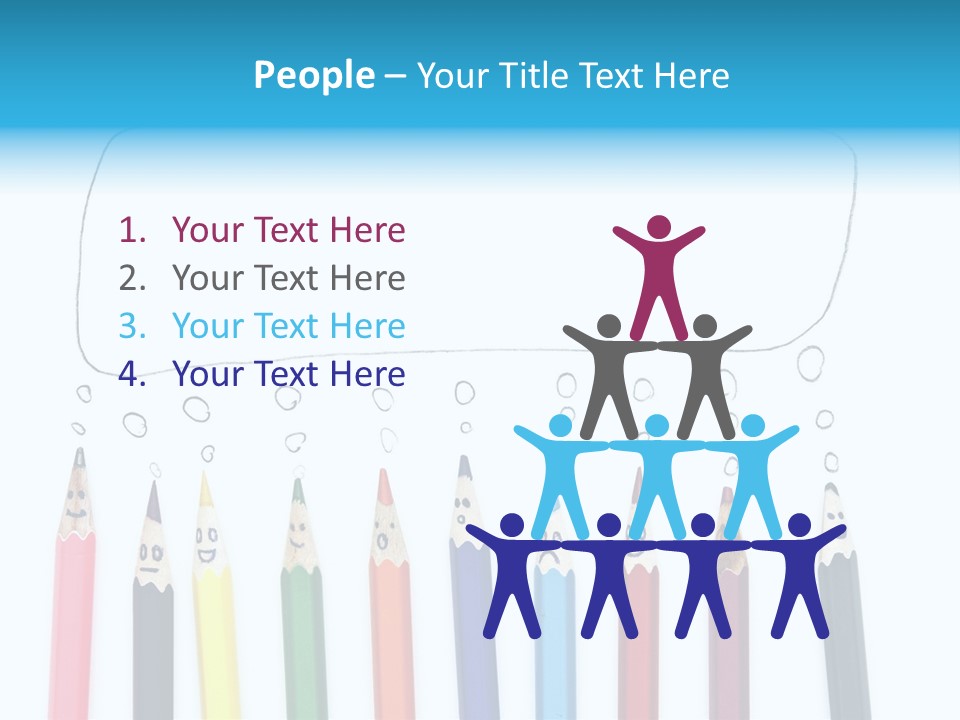 Fun Student Pencil PowerPoint Template