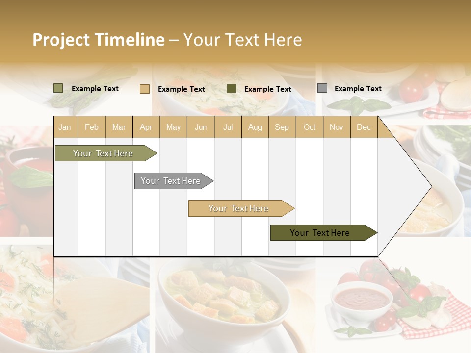 Bowl Dinner Basil PowerPoint Template