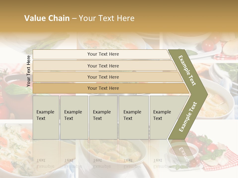 Bowl Dinner Basil PowerPoint Template