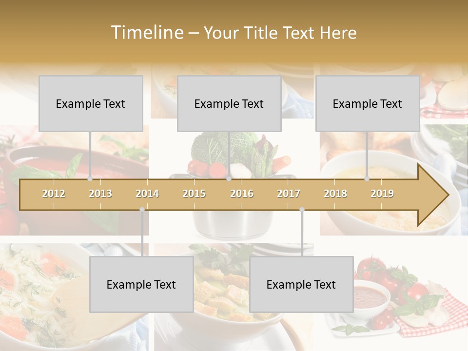 Bowl Dinner Basil PowerPoint Template