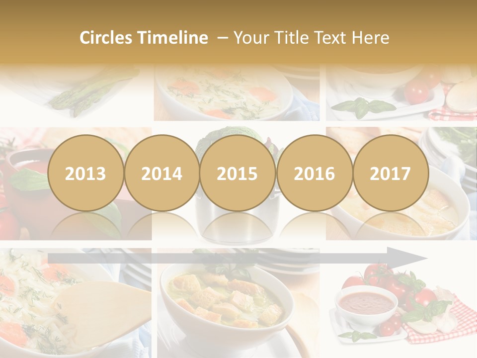 Bowl Dinner Basil PowerPoint Template