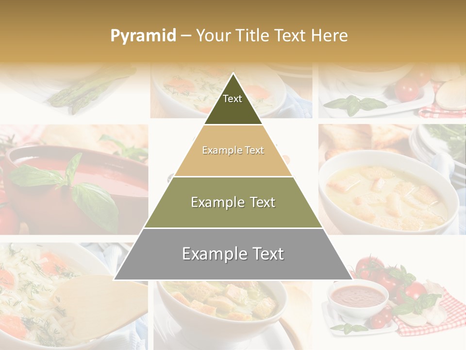 Bowl Dinner Basil PowerPoint Template