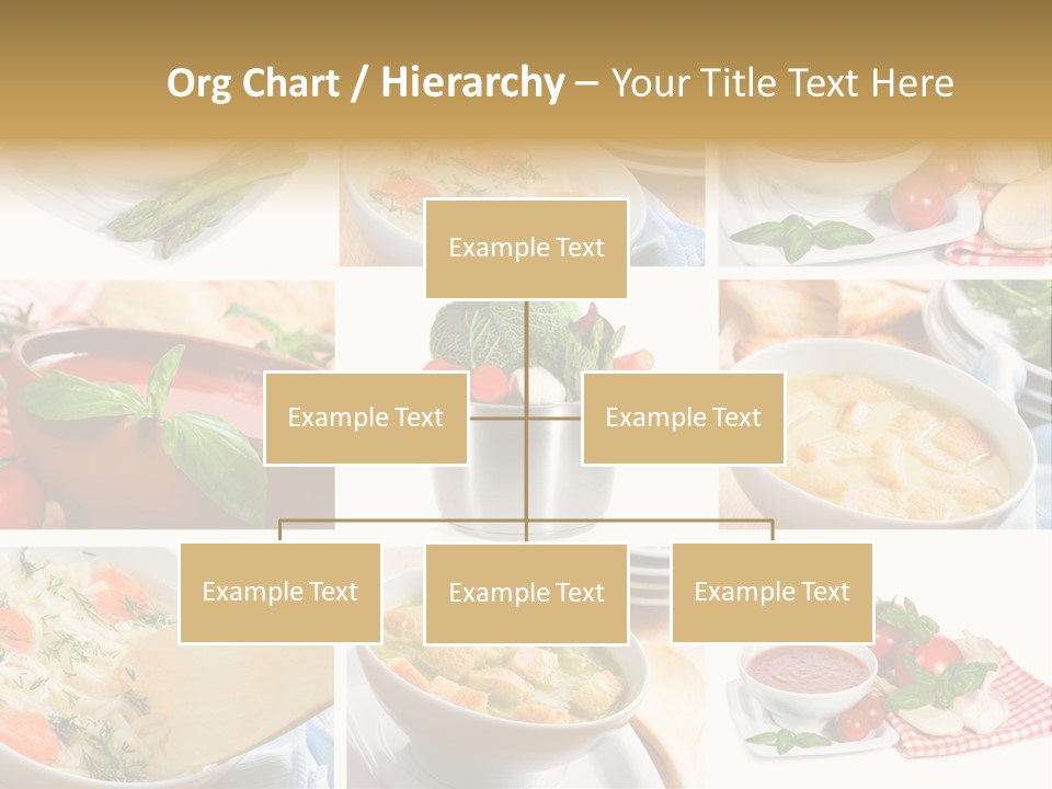 Bowl Dinner Basil PowerPoint Template