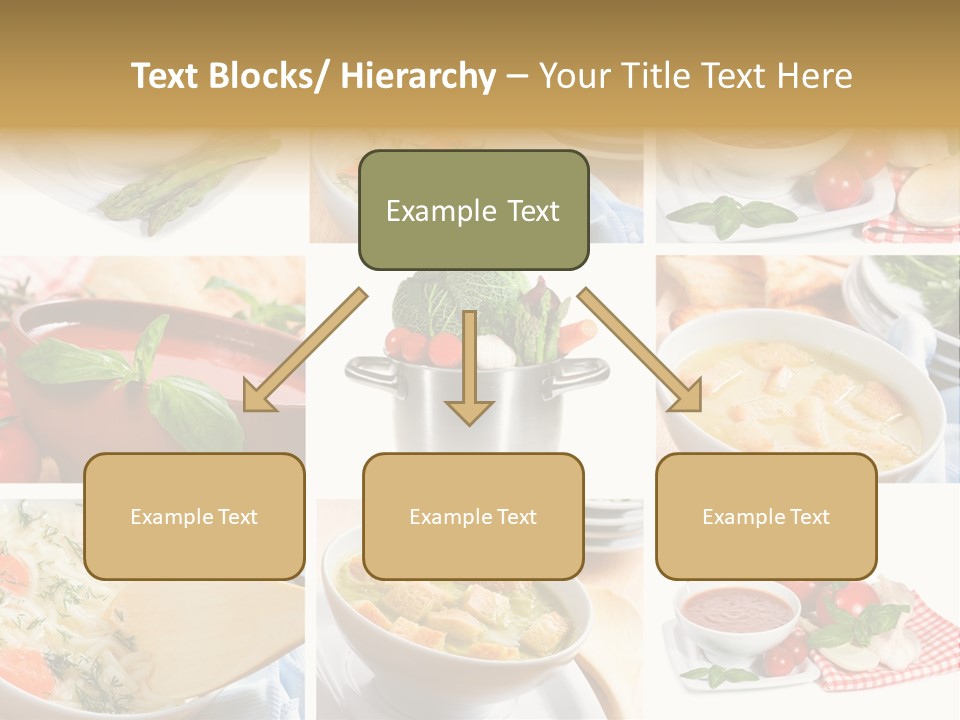 Bowl Dinner Basil PowerPoint Template