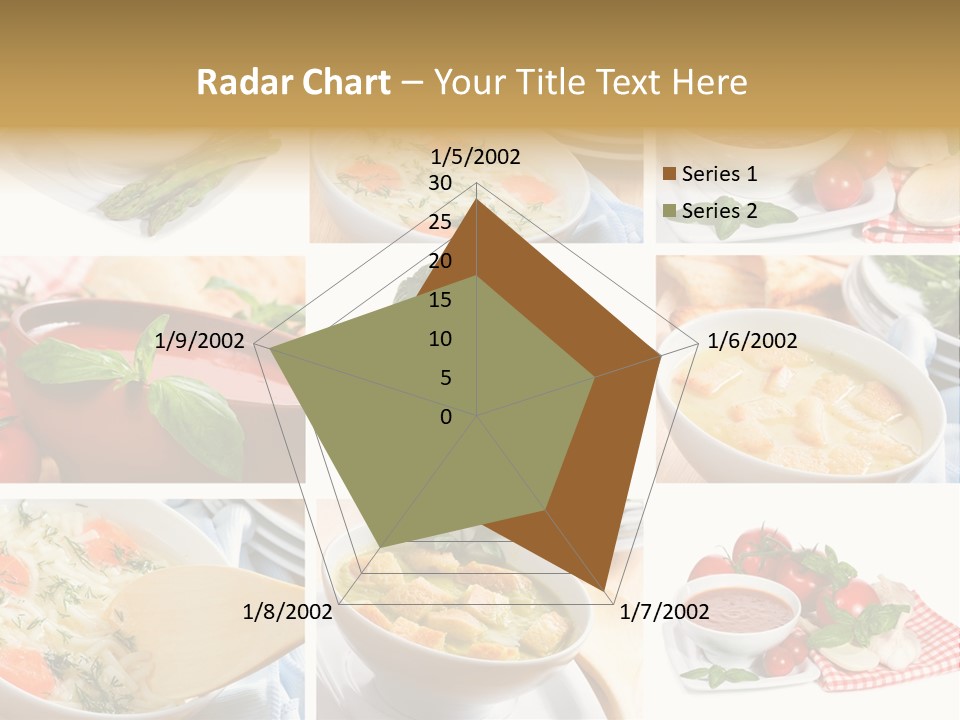 Bowl Dinner Basil PowerPoint Template
