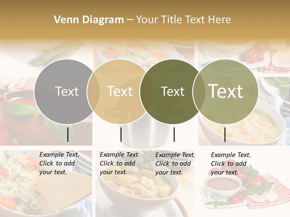 Bowl Dinner Basil PowerPoint Template