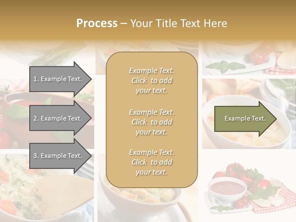 Bowl Dinner Basil PowerPoint Template