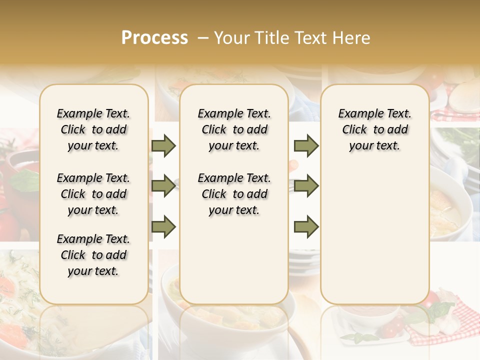 Bowl Dinner Basil PowerPoint Template