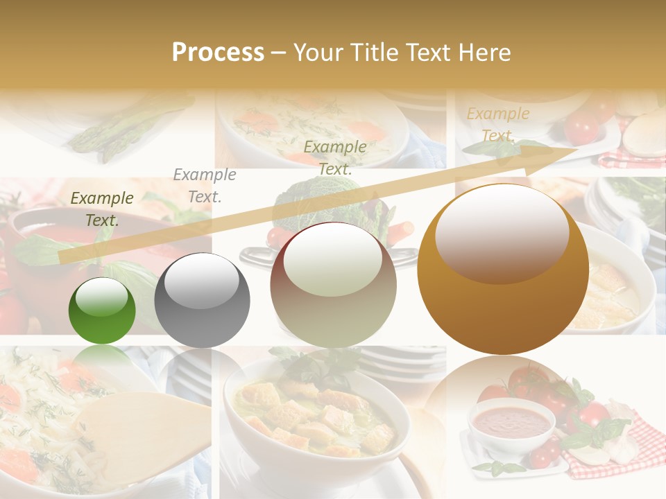 Bowl Dinner Basil PowerPoint Template