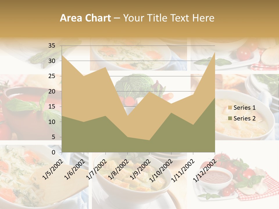 Bowl Dinner Basil PowerPoint Template