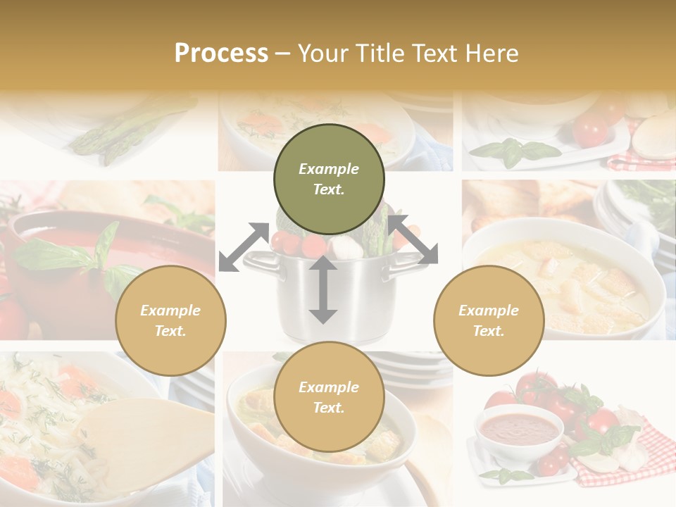 Bowl Dinner Basil PowerPoint Template